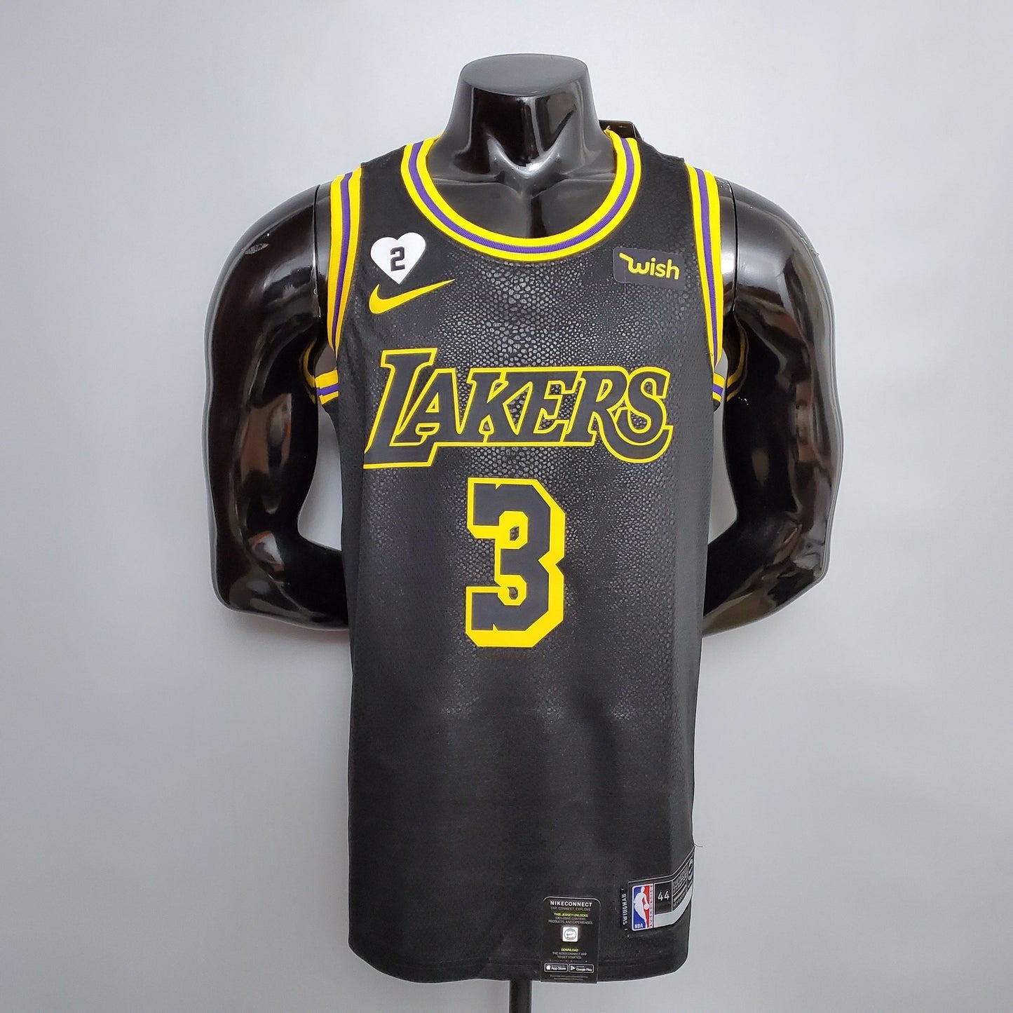 NBA Lakers Jersey #3 Davis Snake Print - 23/24