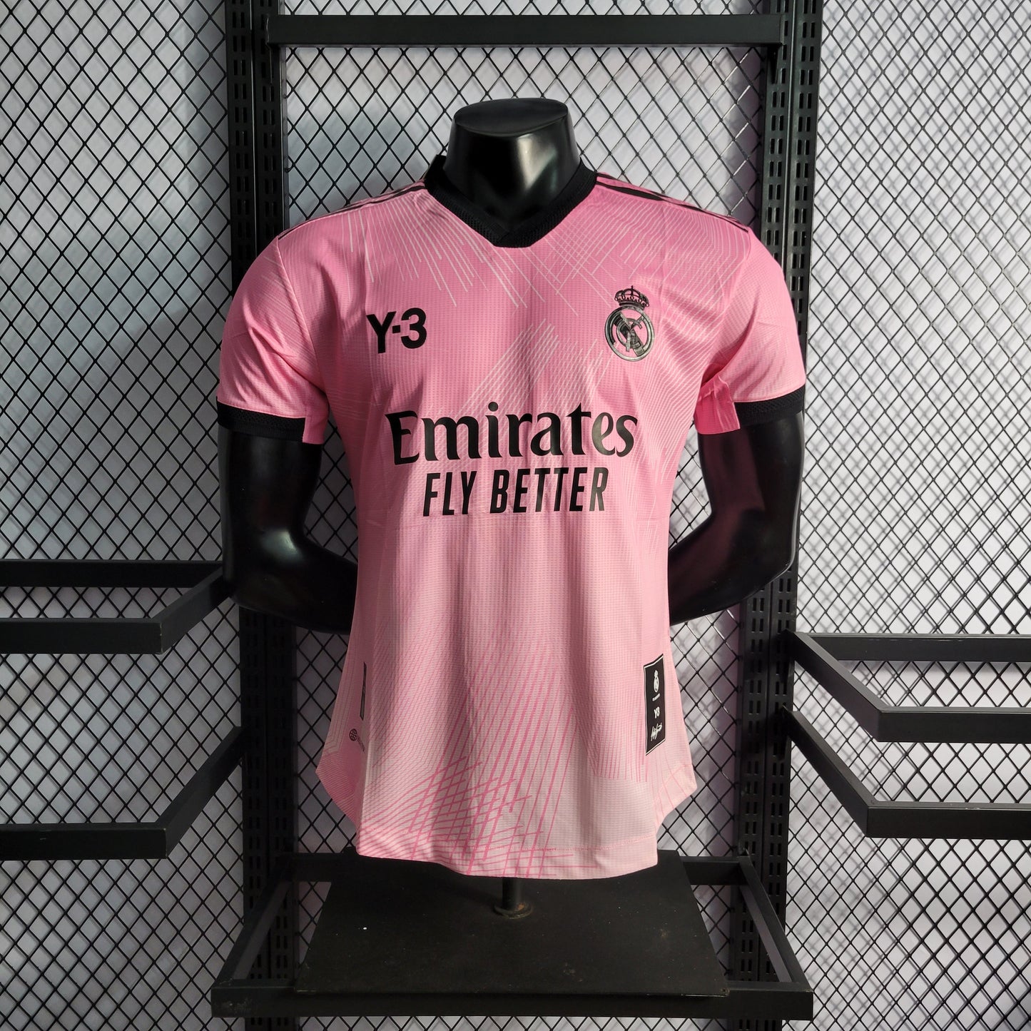 Camisola Real Madrid Edição Especial Y3 Rosa 22/23 - Versão Jogador
