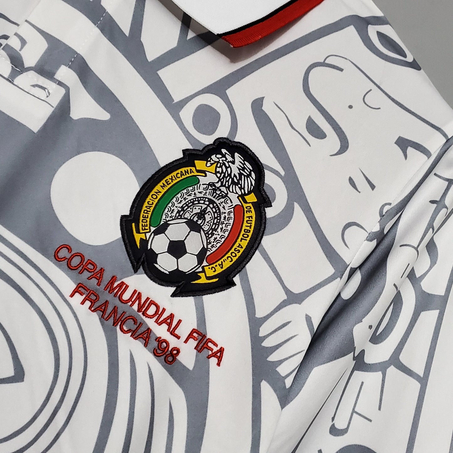 Camisola México Reserva 1998 - Versão Retro