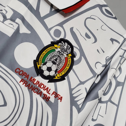 Camisola México Reserva 1998 - Versão Retro