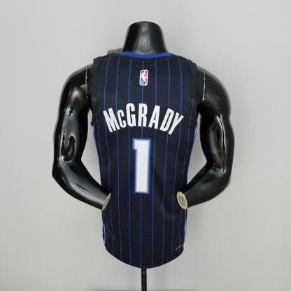 NBA Orlando Magic #1 McGrady Shirt - 75th Anniversary Black
