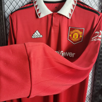 Camisola Manchester United Titular 22/23 - Versão Adepto Manga Comprida