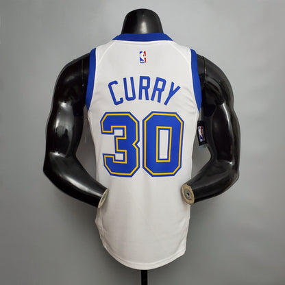 NBA Golden State Warriors #30 Curry Jersey - Retro White