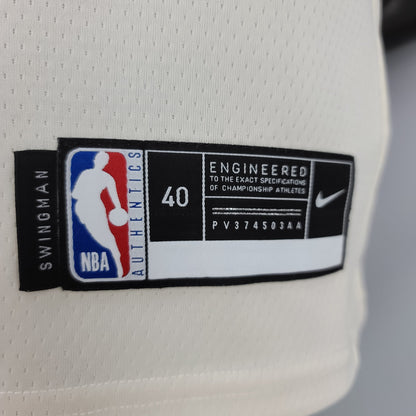 Milwalkee Bucks NBA Jersey #34 Antetokounmpo - Theme White