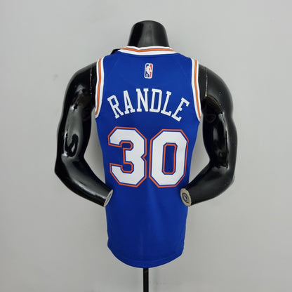 Camisola NBA NY Knicks #30 Randle - 75° Aniversário Limited Blue