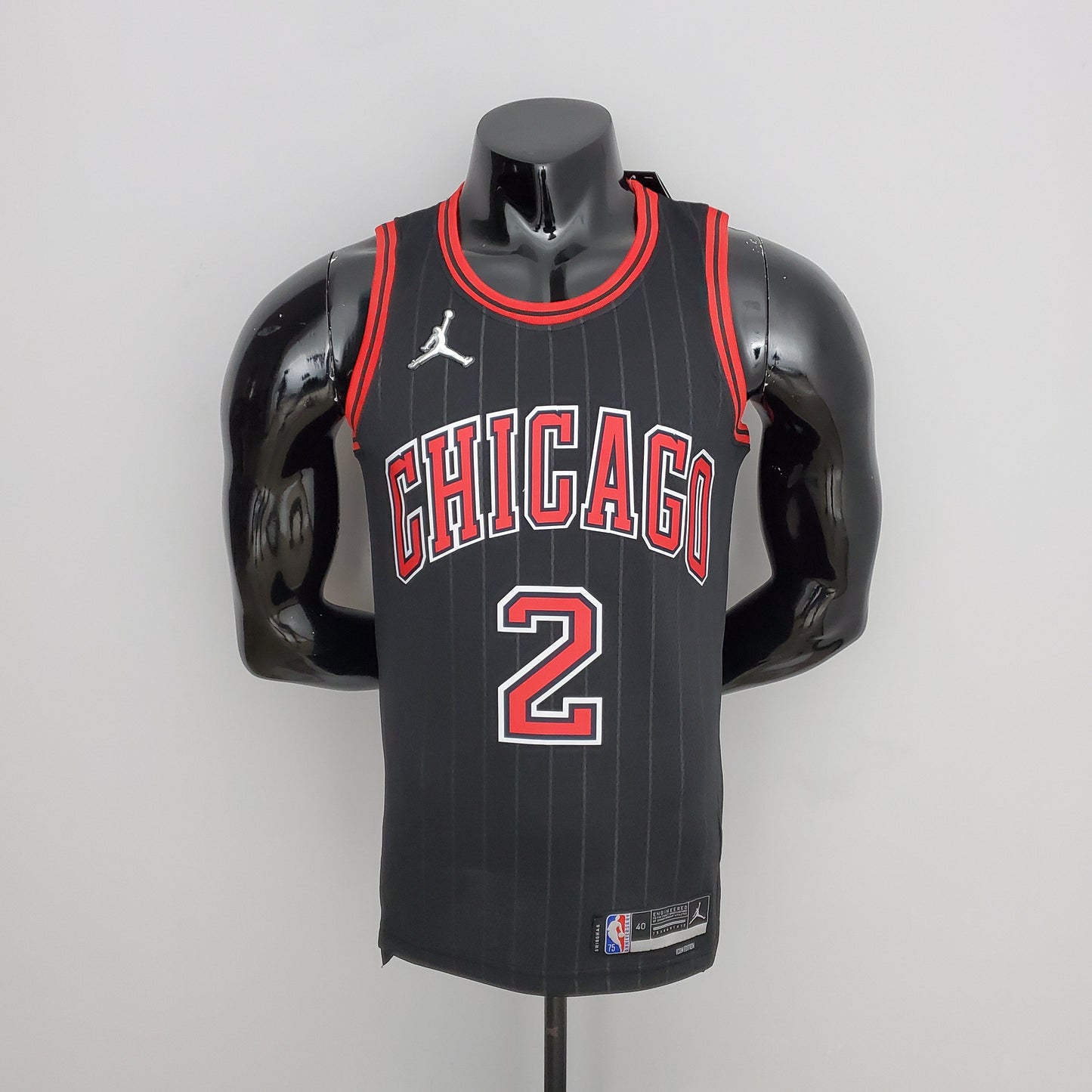 NBA Chicago Bulls #2 Ball Jersey - Flyers Black