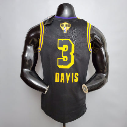 Camisola NBA Lakers #3 Davis NBA Finals Black - 23/24