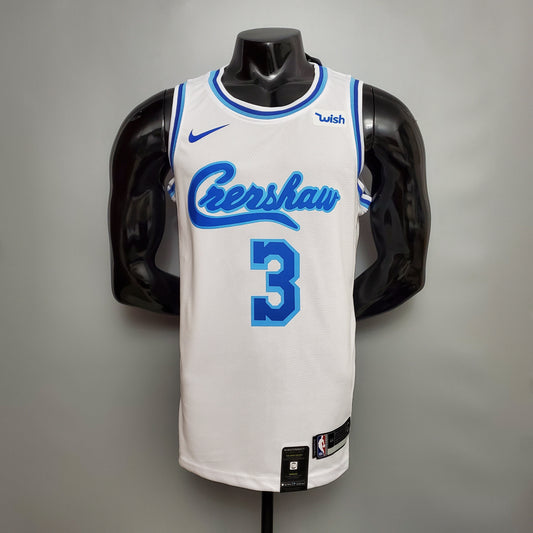 NBA Lakers Jersey #3 Davis Nike Connect Crershaw - 23/24