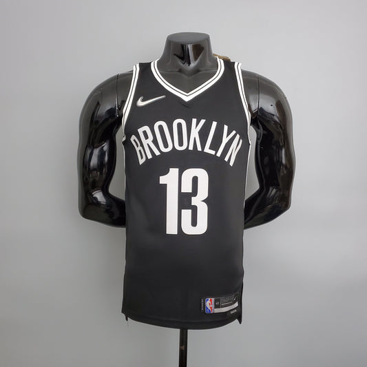 NBA Brooklyn Nets #13 Harden Jersey - 75th Anniversary Black