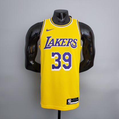 Camisola NBA Lakers #39 Howard Crew Neck Yellow - 23/24
