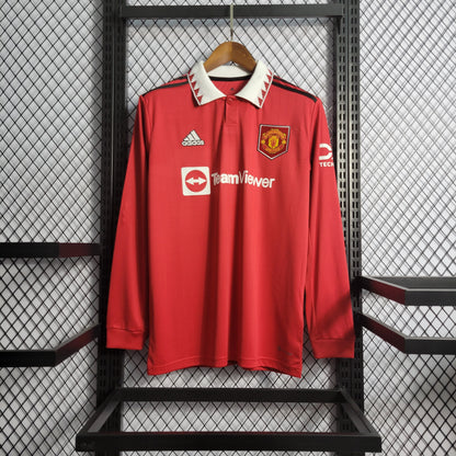 Camisola Manchester United Titular 22/23 - Versão Adepto Manga Comprida