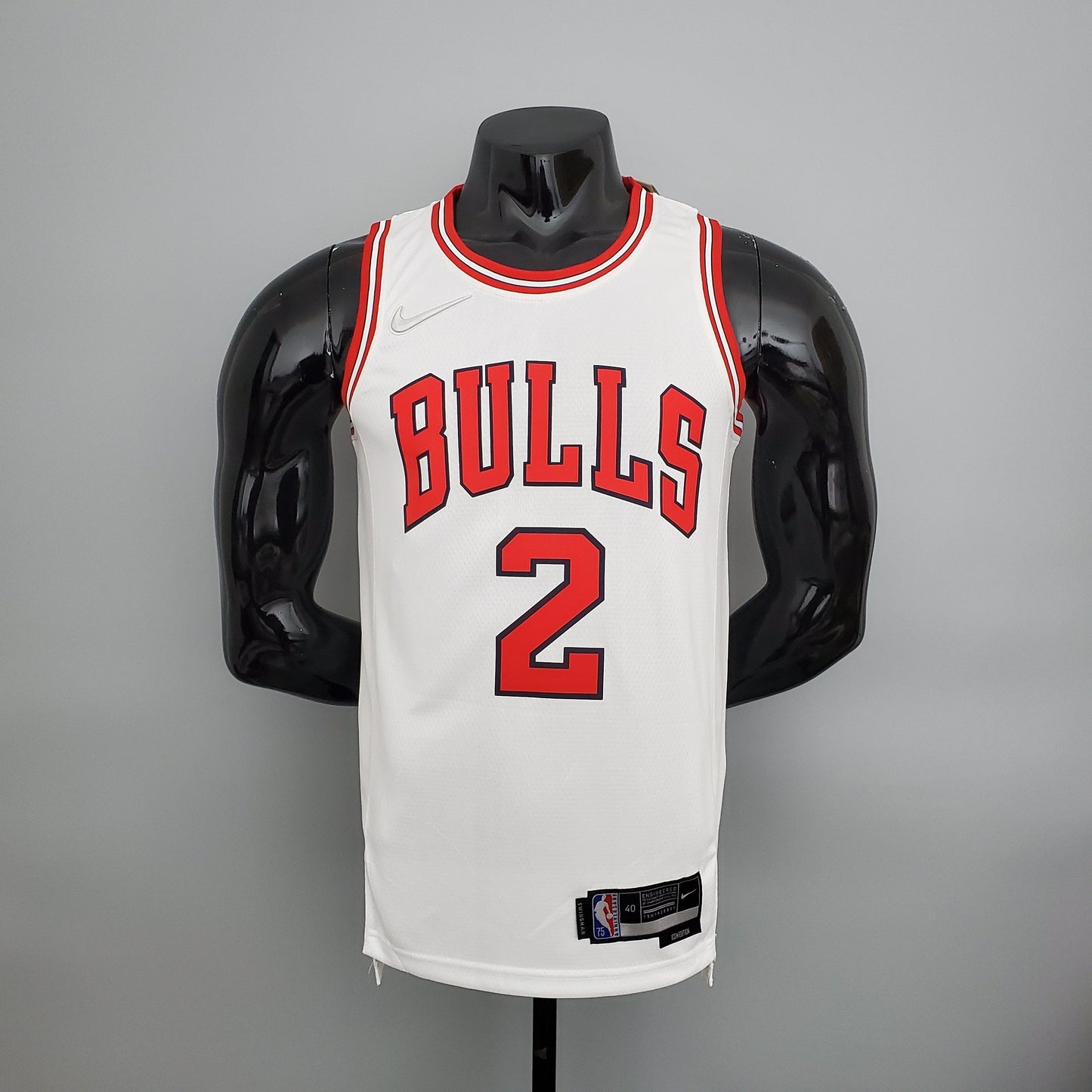 Camisola NBA Chicago Bulls #2 Ball - 75° Aniversário White