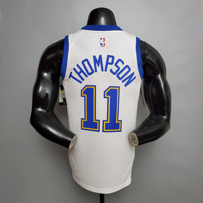 NBA Golden State Warriors #11 Thompson Jersey - Retro White