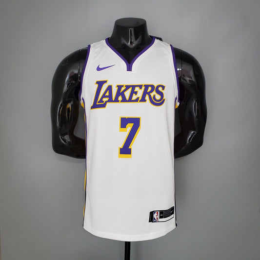NBA Lakers Jersey #7 Anthony V-Neck White - 23/24