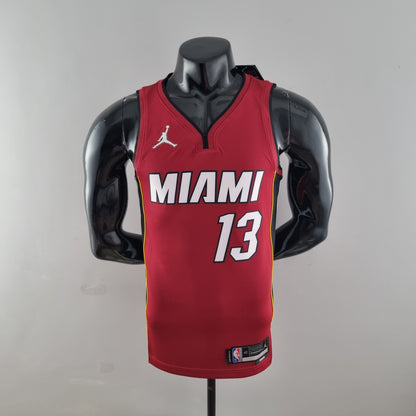 NBA Miami Heat Jersey #13 Adebayo - 75th Anniversary Red