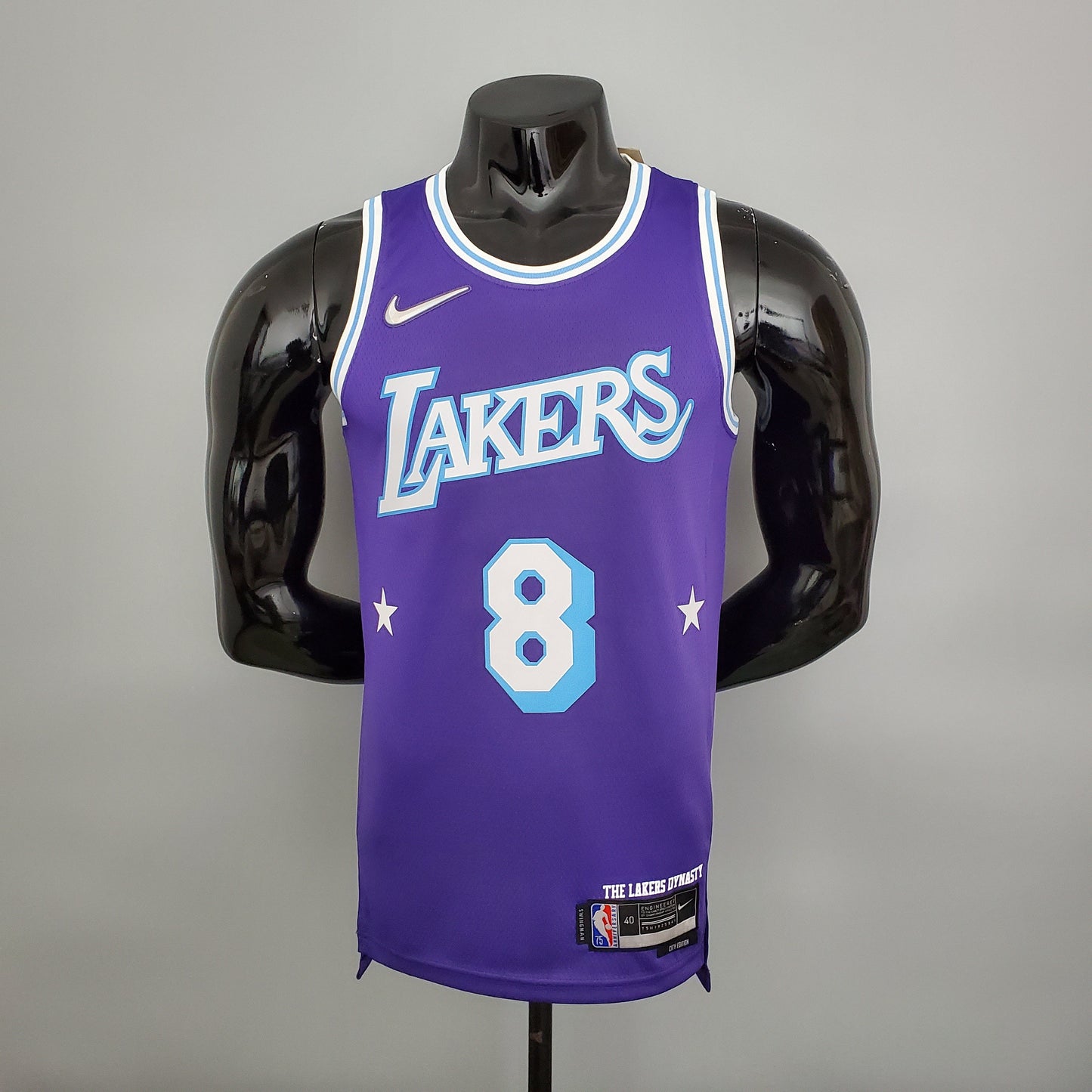 NBA Lakers #8 Bryant City Edition Purple Jersey - 23/24