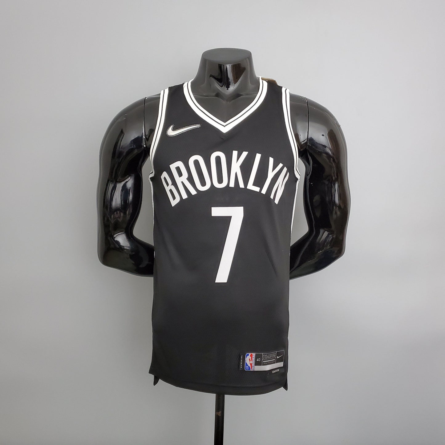 Camisola NBA Brooklyn Nets #7 Durant - 75° Aniversário Black