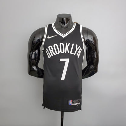 Camisola NBA Brooklyn Nets #7 Durant - 75° Aniversário Black