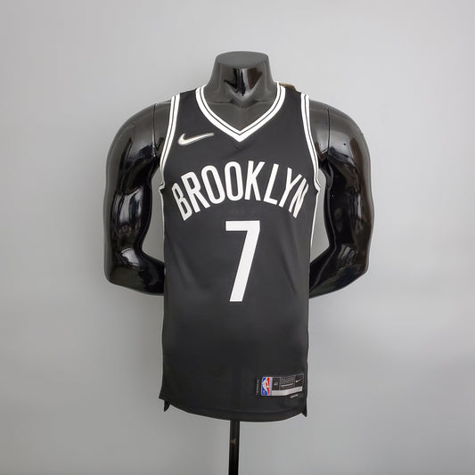 NBA Brooklyn Nets #7 Durant Jersey - 75th Anniversary Black