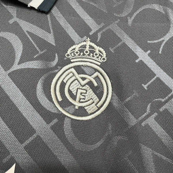 Camisola Real Madrid Alternativo Cinza 24/25 - Versão Adepto