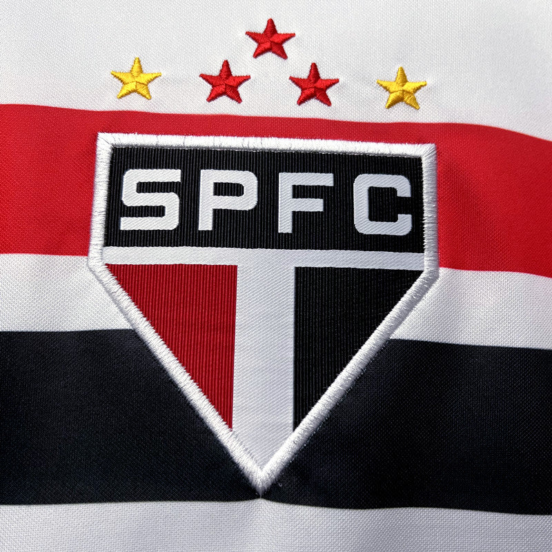 Camisola São Paulo Home New Balance 24/25 - Versão Adepto - Lançamento