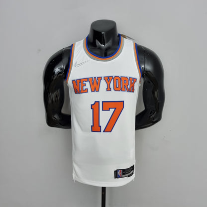 NBA NY Knicks #17 Lin Jersey - 75th Anniversary White