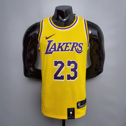 NBA Lakers Jersey #23 James Finals Yellow - 23/24