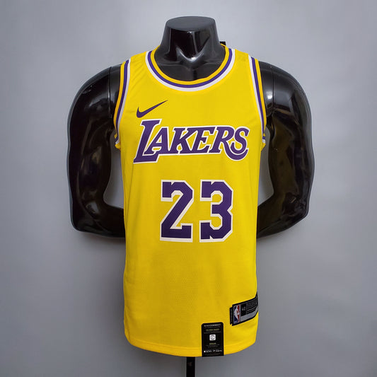 NBA Lakers Jersey #23 James Finals Yellow - 23/24