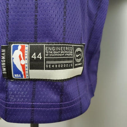 Camisola NBA Lakers #23 James Purple Stripe - 23/24