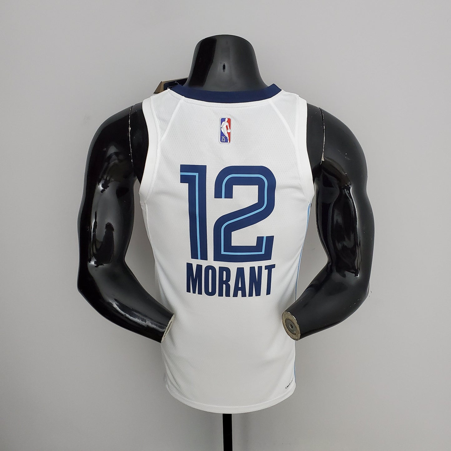 Camisola NBA Memphis Grizzlies #12 Morant - 75° Aniversário White