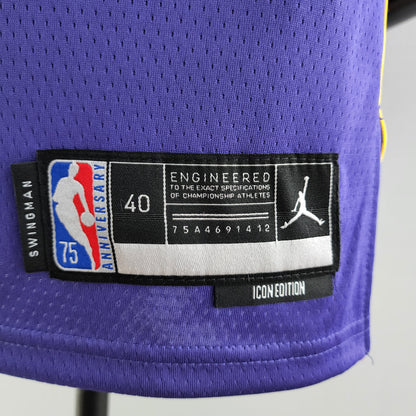 NBA Lakers #95 Toscano Purple Jersey - 23/24