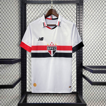 Camisola São Paulo Home New Balance 24/25 - Versão Adepto - Lançamento