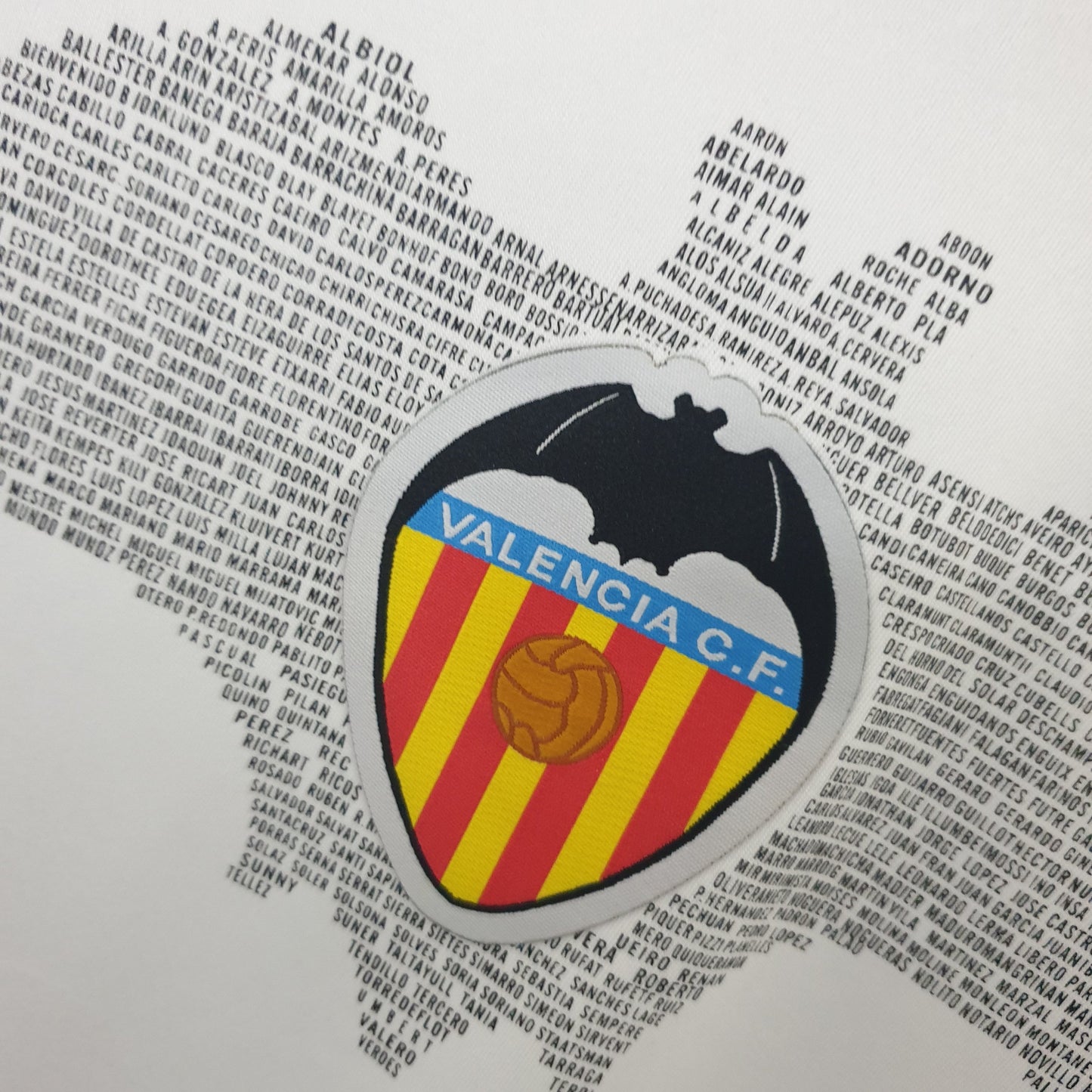 Camisola Valencia Titular 09/10 - Versão Retro