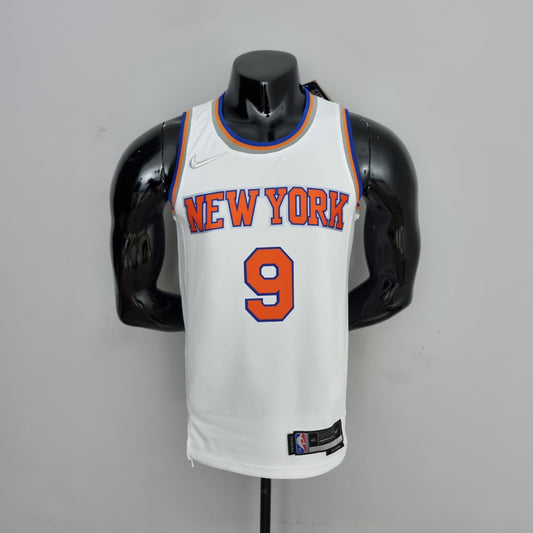 NBA NY Knicks #9 Barret Jersey - 75th Anniversary White