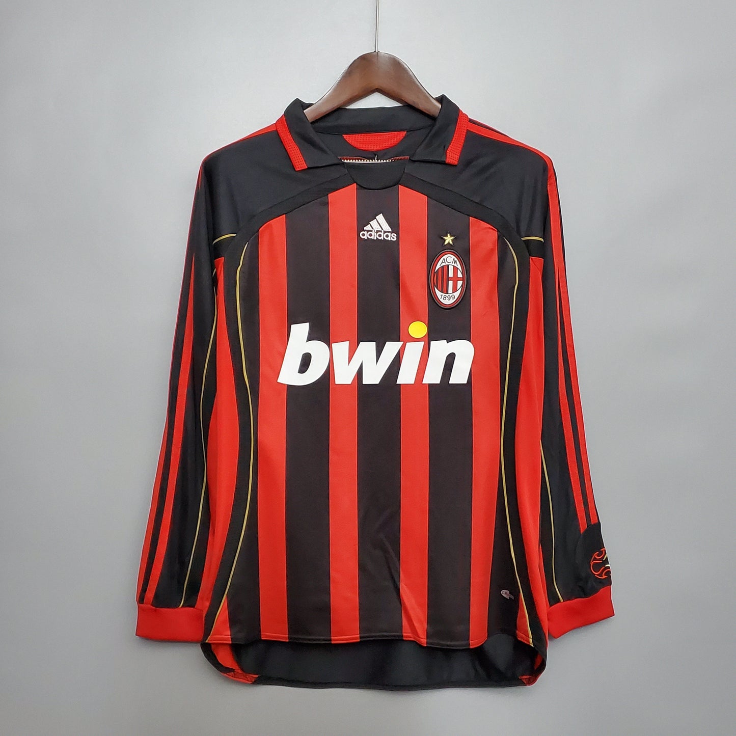 Milan Home Shirt 06/07 - Retro Long Sleeve Version