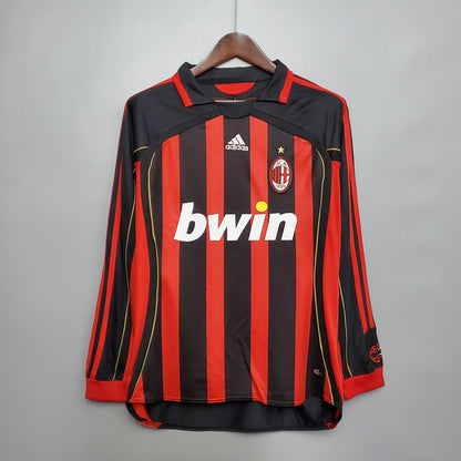 Milan Home Shirt 06/07 - Retro Long Sleeve Version