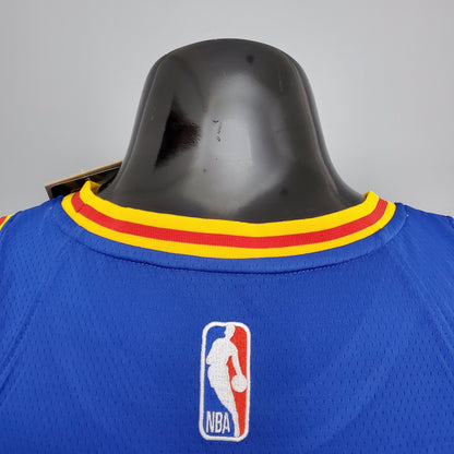 NBA Golden State Warriors #11 Thompson Jersey - Retro Blue