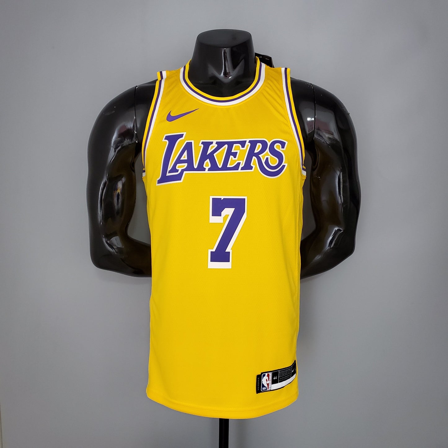 Camisola NBA Lakers #7 Anthony Crew Neck Yellow - 23/24
