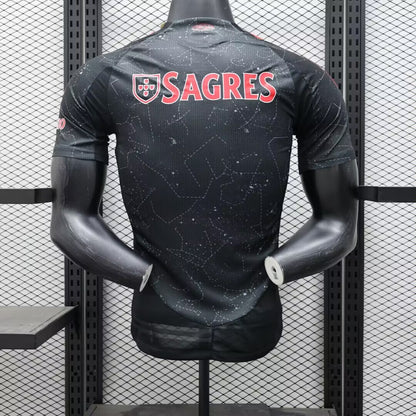 Camisola Benfica 24/25 Alternativa Preta - Versão Jogador - Lançamentos