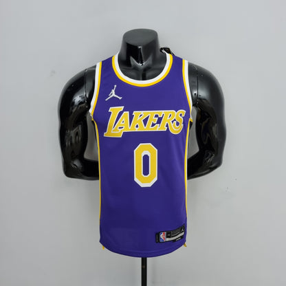 NBA Lakers Jersey #0 Westbrook Purple 75th Anniversary - 23/24