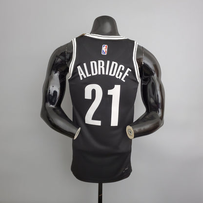 Camisola NBA Brooklyn Nets #21 Aldridge - 75° Aniversário Black