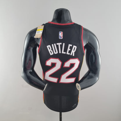 NBA Miami Heat #22 Butler Jersey - 75th Anniversary Black
