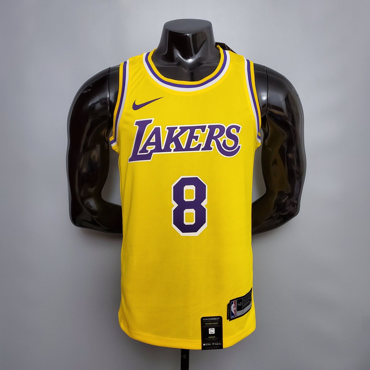 NBA Lakers #8 Bryant Finals Yellow Jersey - 23/24