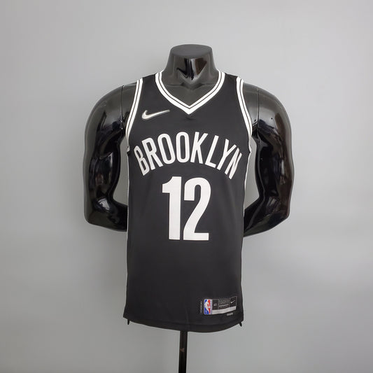 NBA Brooklyn Nets Jersey #12 Harris- 75th Anniversary Black