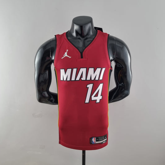 NBA Miami Heat Jersey #14 Herro - 75th Anniversary Red