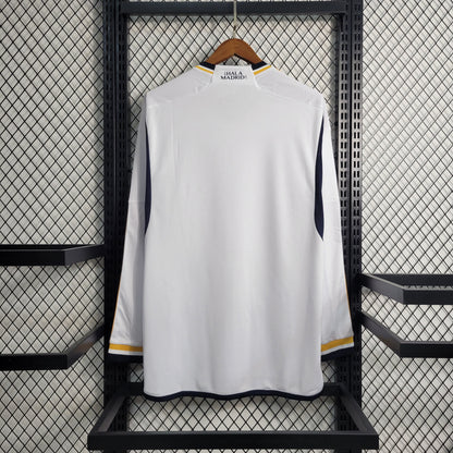 Camisola Real Madrid Home Manga comprida 23/24 - Adidas Adepto Masculina