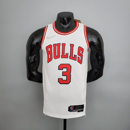 Camisola NBA Chicago Bulls #3 Wade - 75° Aniversário White