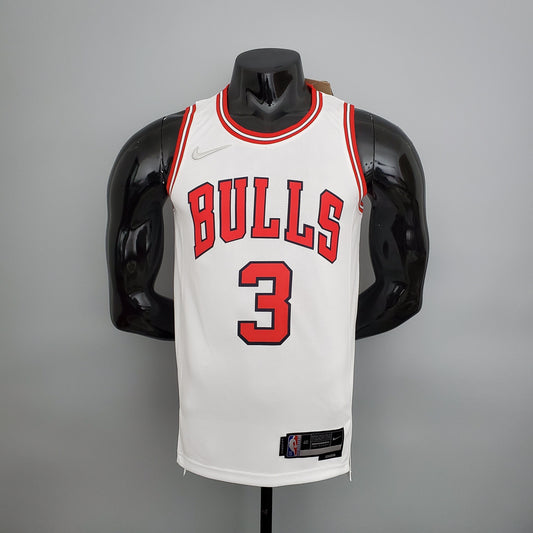 NBA Chicago Bulls Jersey #3 Wade - 75th Anniversary White