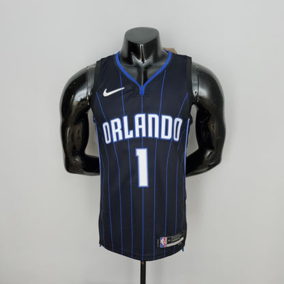 NBA Orlando Magic #1 McGrady Shirt - 75th Anniversary Black