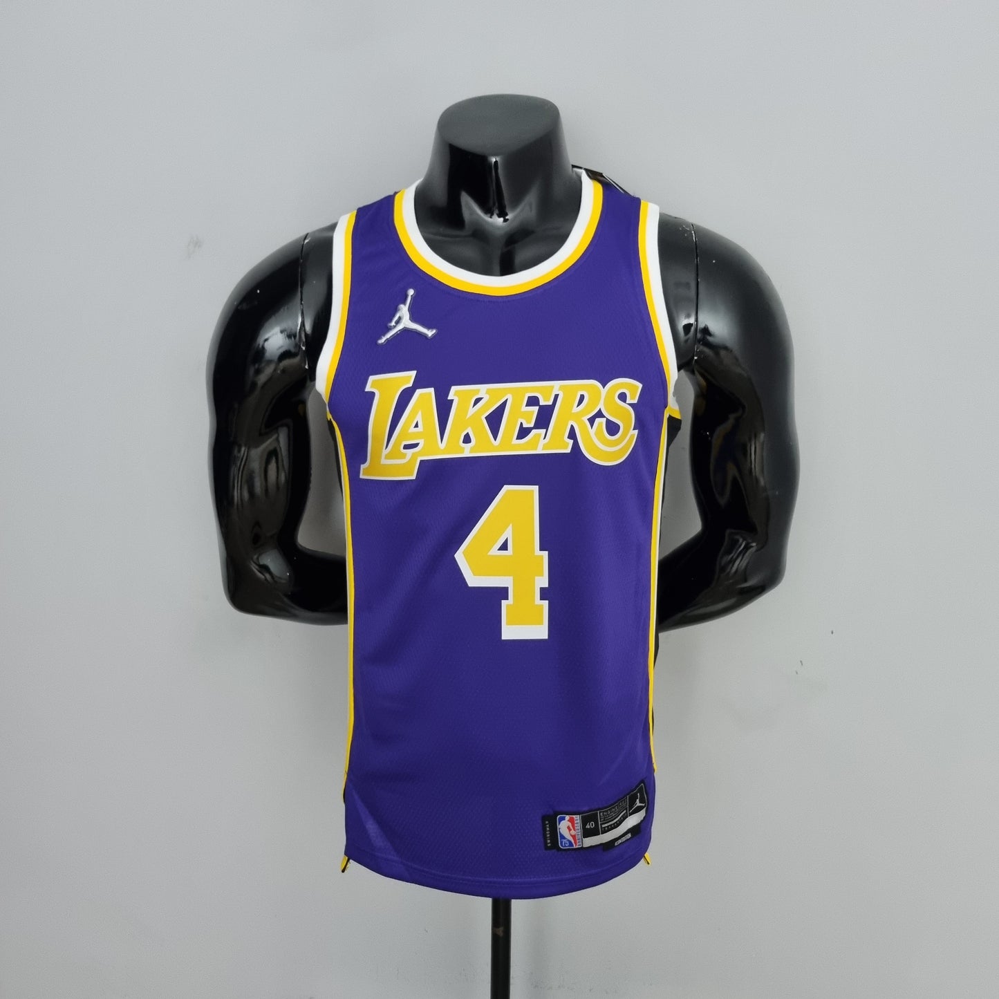 Camisola NBA Lakers #4 Rondo Purple 75° Aniversário- 23/24